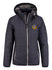 Rainier PrimaLoft Womens Eco Insulated Full Zip Puffer Jacket Anthracite in Navy