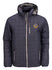 Rainier PrimaLoft Mens Eco Insulated Full Zip Puffer Jacket Anthracite in Navy