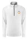 Quarter-Zip in White - Front View