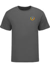 Classic Cotton Logo T-Shirt - Charcoal - Front View