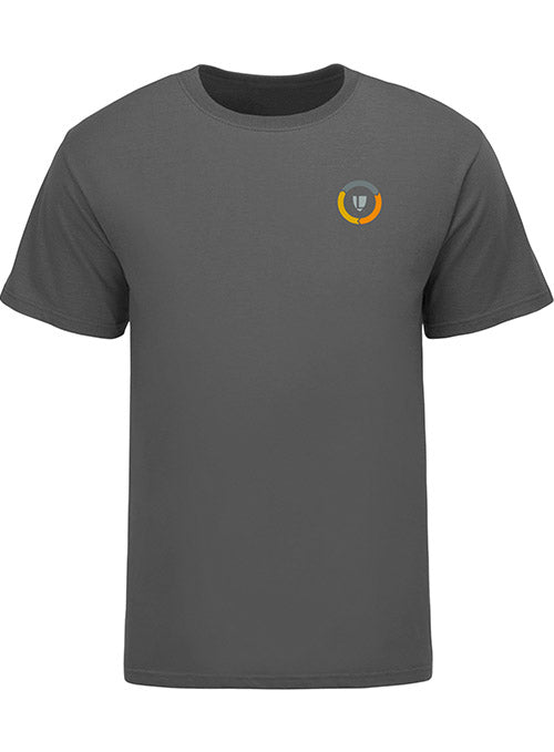 Classic Cotton Logo T-Shirt - Charcoal - Front View