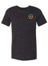 Cotton/Polyester Logo T-Shirt - Black Heather - Front View