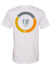 Cotton/Polyester Logo T-Shirt - White - Back View