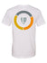 Cotton/Polyester Logo T-Shirt - White - Back View