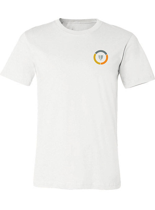 Cotton/Polyester Logo T-Shirt - White - Front View