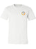 Cotton/Polyester Logo T-Shirt - White - Front View